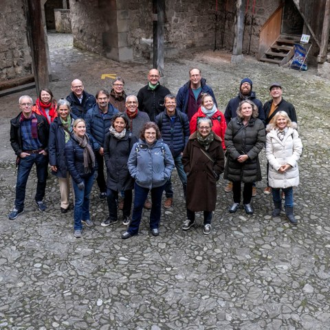 Gruppenfoto im Schloss Chillon